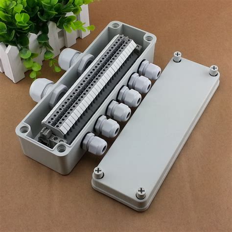 cable junction box with terminal block|electrical joint box with terminals.